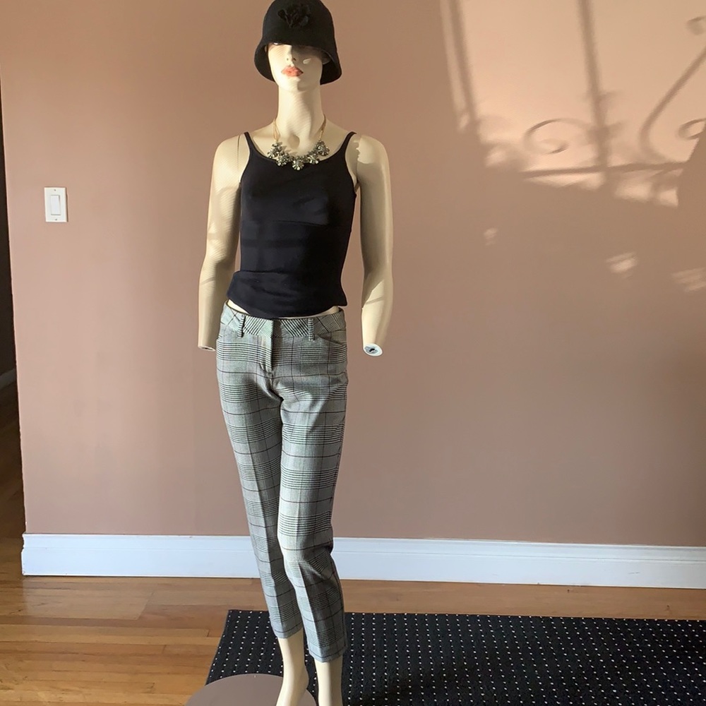 EXPRESS PLAID PANTS SIZE: 0R